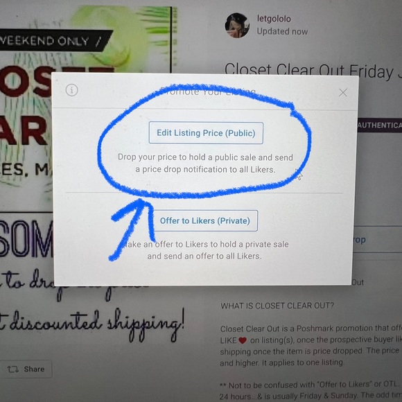 Closet Clear Out Every Friday & Sunday $4.99 Shipping Deal - Picture 9 of 12